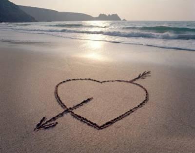 coeur sur sable ! ! !